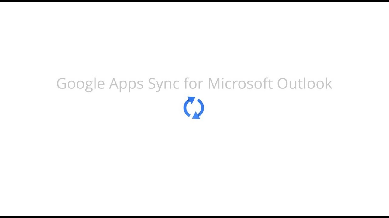 google apps sync for outlook mac download